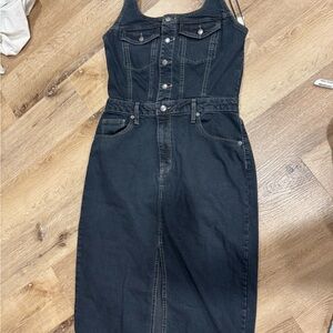 Universal Thread Black Denim Dress